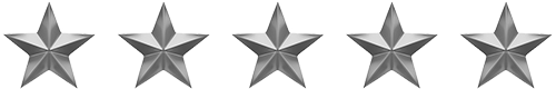 5 silver stars